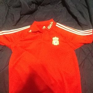 Adidas short sleeve knit liverpool shirt
